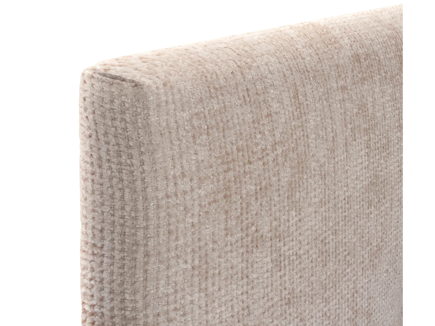 DHOME Kopfteil aus Naturwolle mit Knöpfen 135x50cm Betten 120/135 - Beige