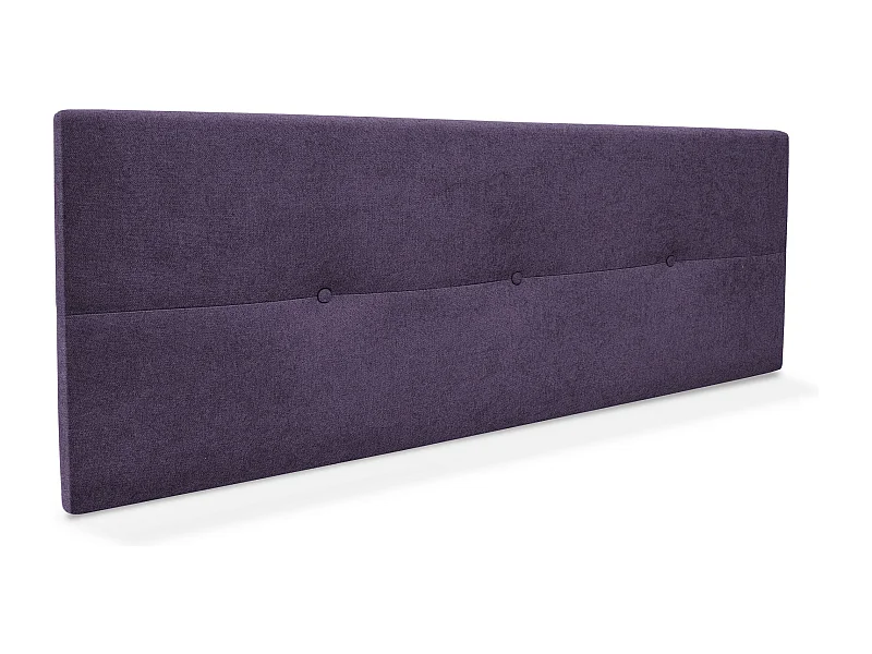 DHOME Tête de lit en tissu Aqualine avec Boutons 145x50cm Lits 135/140 - Lila