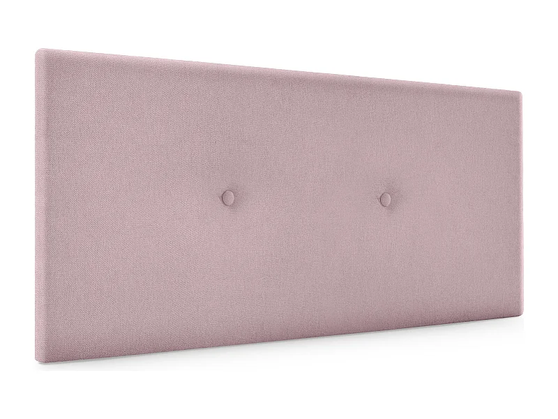 DHOME Aqualine Stoff Kopfteil glatt mit Knöpfen 95x50cm Betten 90 - Lachs