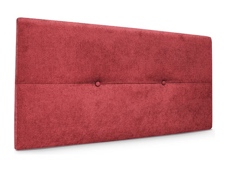DHOME Aqualine Kopfteil aus Stoff mit Knöpfen 105x50cm Betten 105 - Rot
