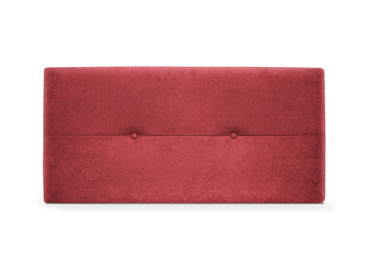 DHOME Aqualine Kopfteil aus Stoff mit Knöpfen 105x50cm Betten 105 - Rot