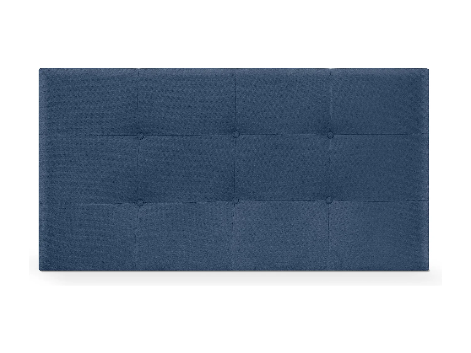 DHOME Aqualine getuftetes Stoffkopfteil 90 x 60 cm für 80/90 Betten – Blau