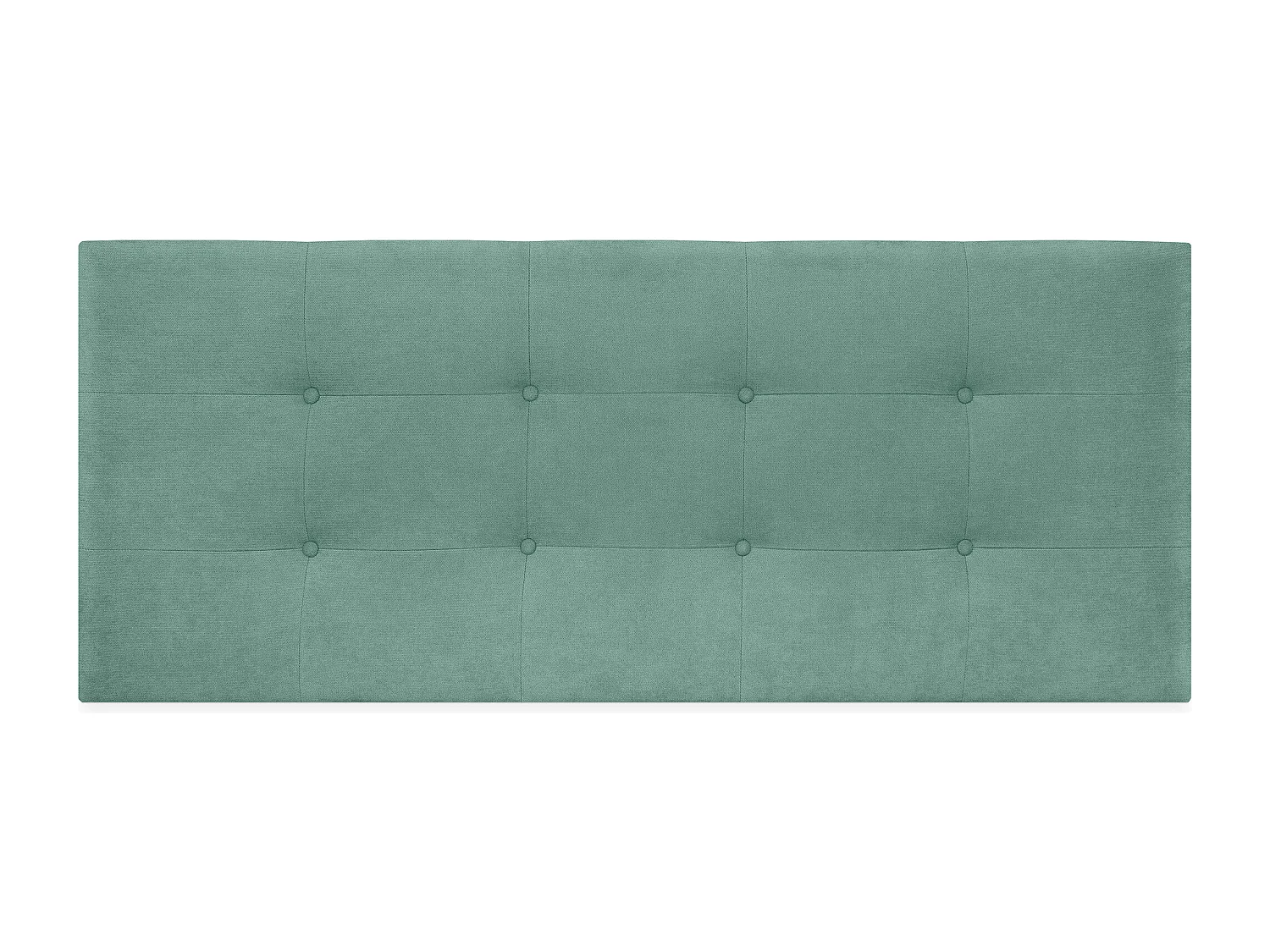 DHOME Testiera capitonnè in tessuto Aqualine 160x60 cm Letti 150/160 - Verde acqua