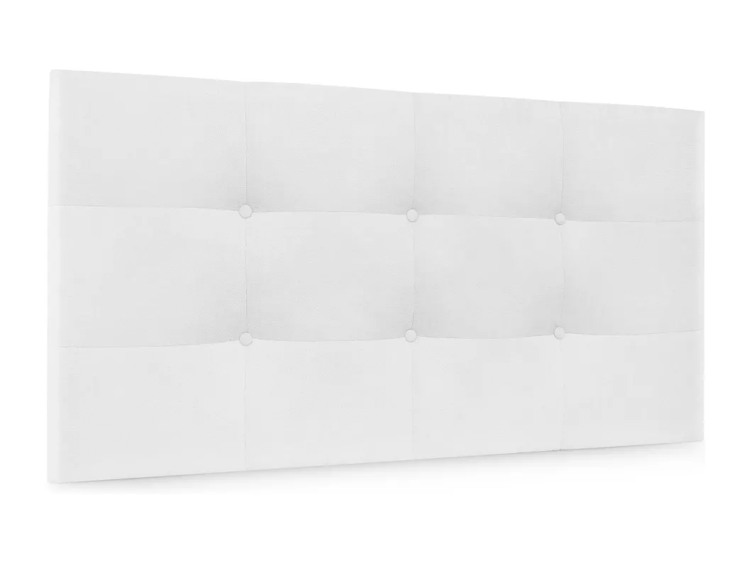 Kauf Unique DHOME Aqualine Kopfteil aus getuftetem Stoff, 105 x 60 cm, Betten 105 – Weiß