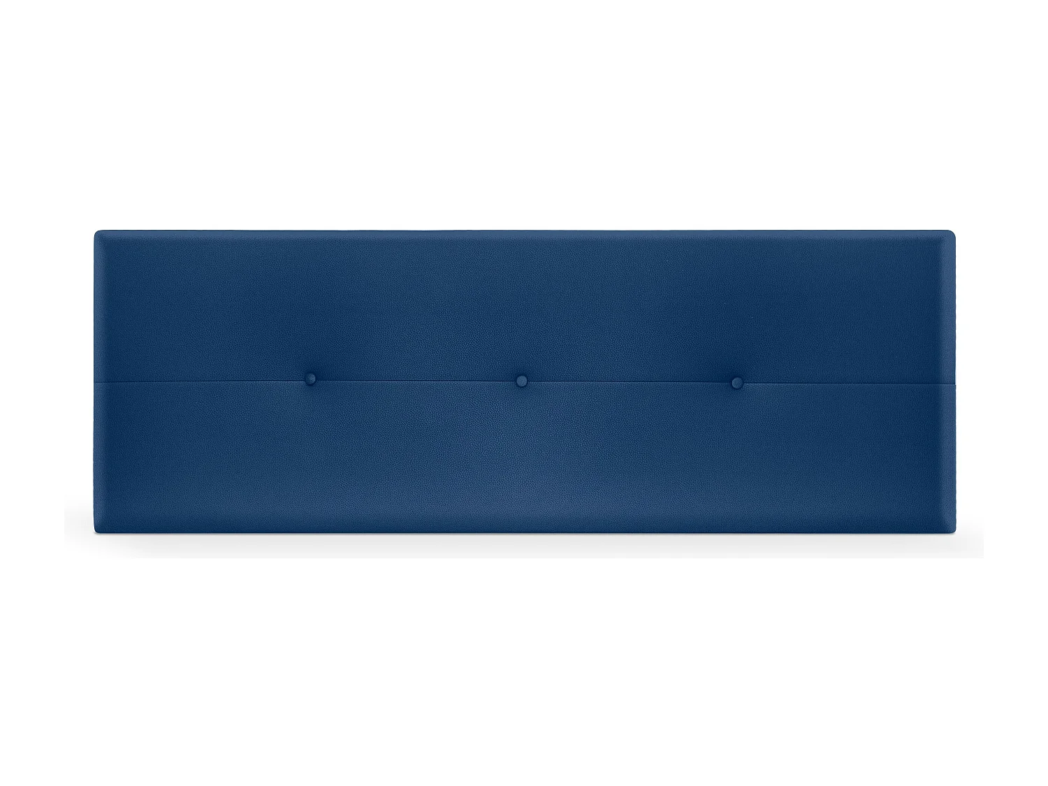 DHOME Testiera in de Similpelle con bottoni 145x50cm Letti 135/140 - Blu