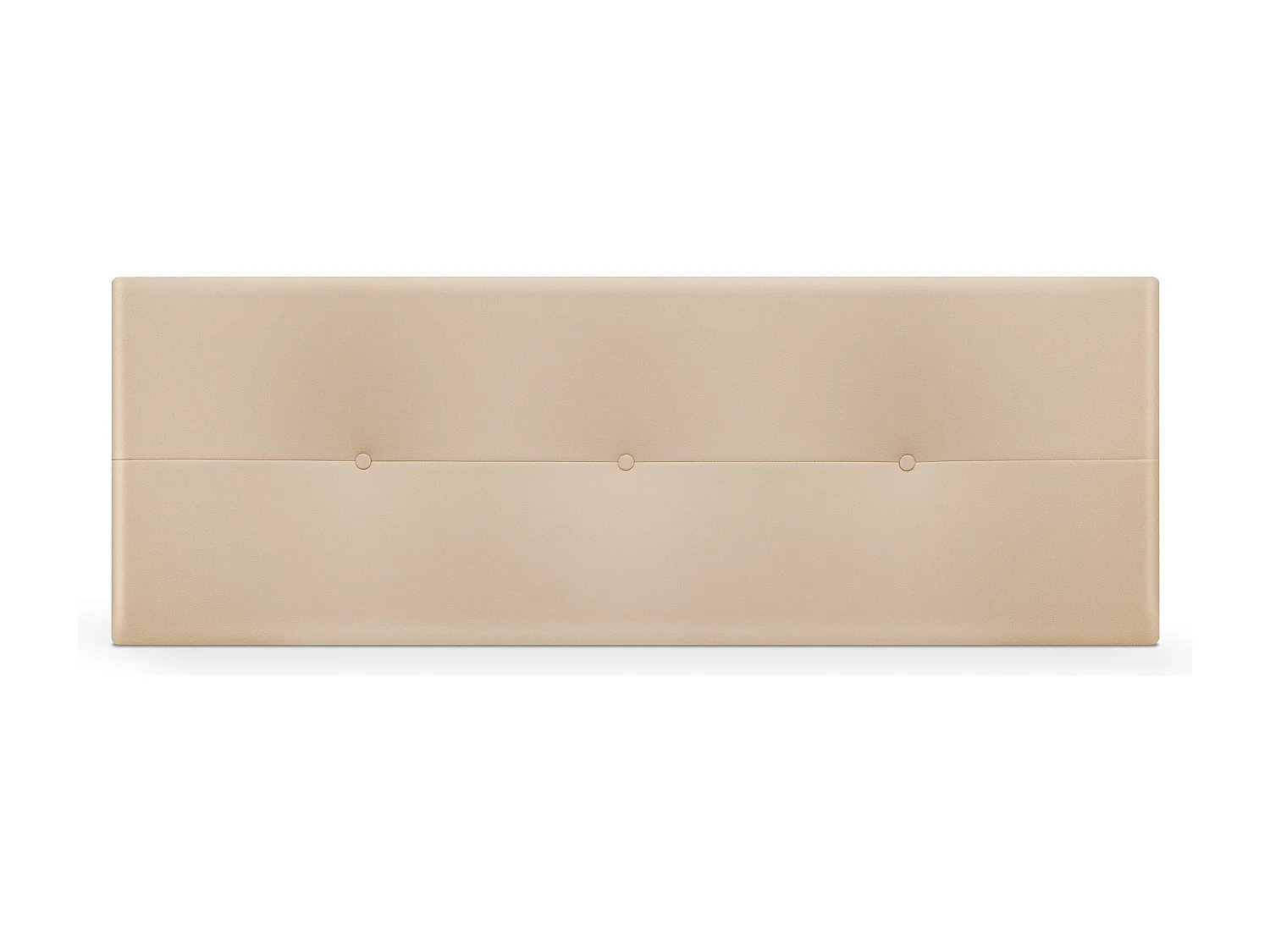 DHOME Cabeceira de  Couro sintético com Botões 150x50cm Camas 150 - Bege