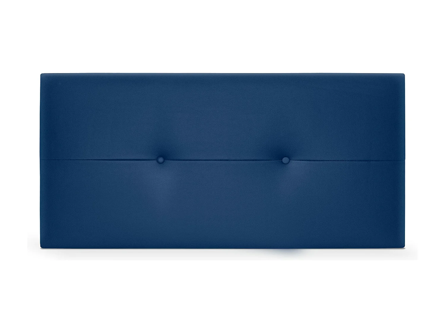 DHOME Kopfteil aus Kunstleder mit Knöpfen 105x50cm Betten 105 - Blau