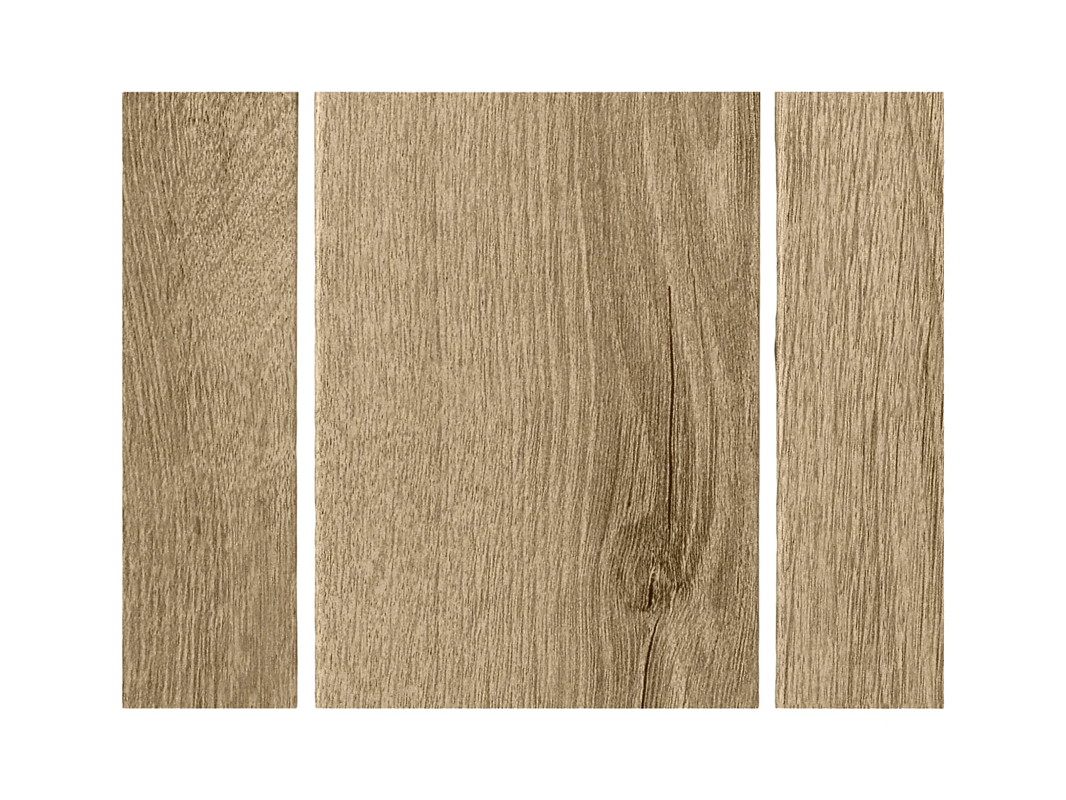 DHOME Testata in Legno riciclato MDF Stile Pallet Verticale 145x46 Letti 135/140 - Legno Cambriano