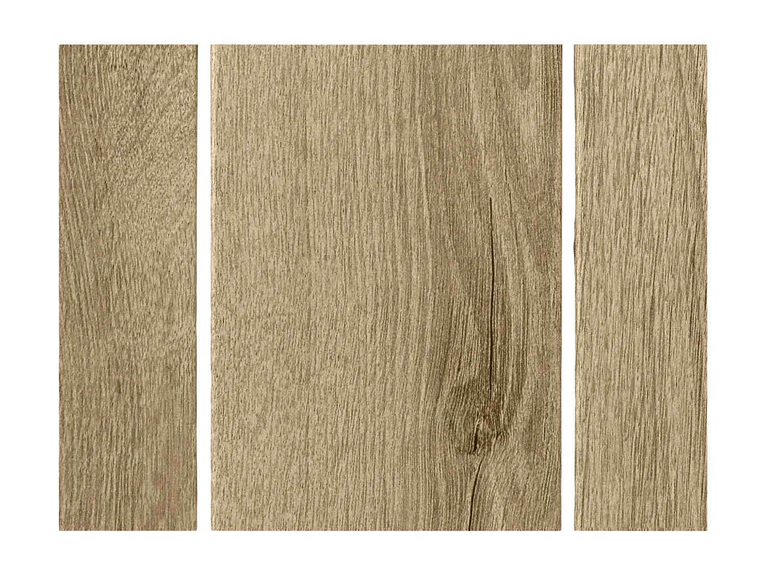 DHOME Tête de lit en bois recyclé MDF Vertical Pallet Style 145x46 Lits 135/140 - Bois Cambrien