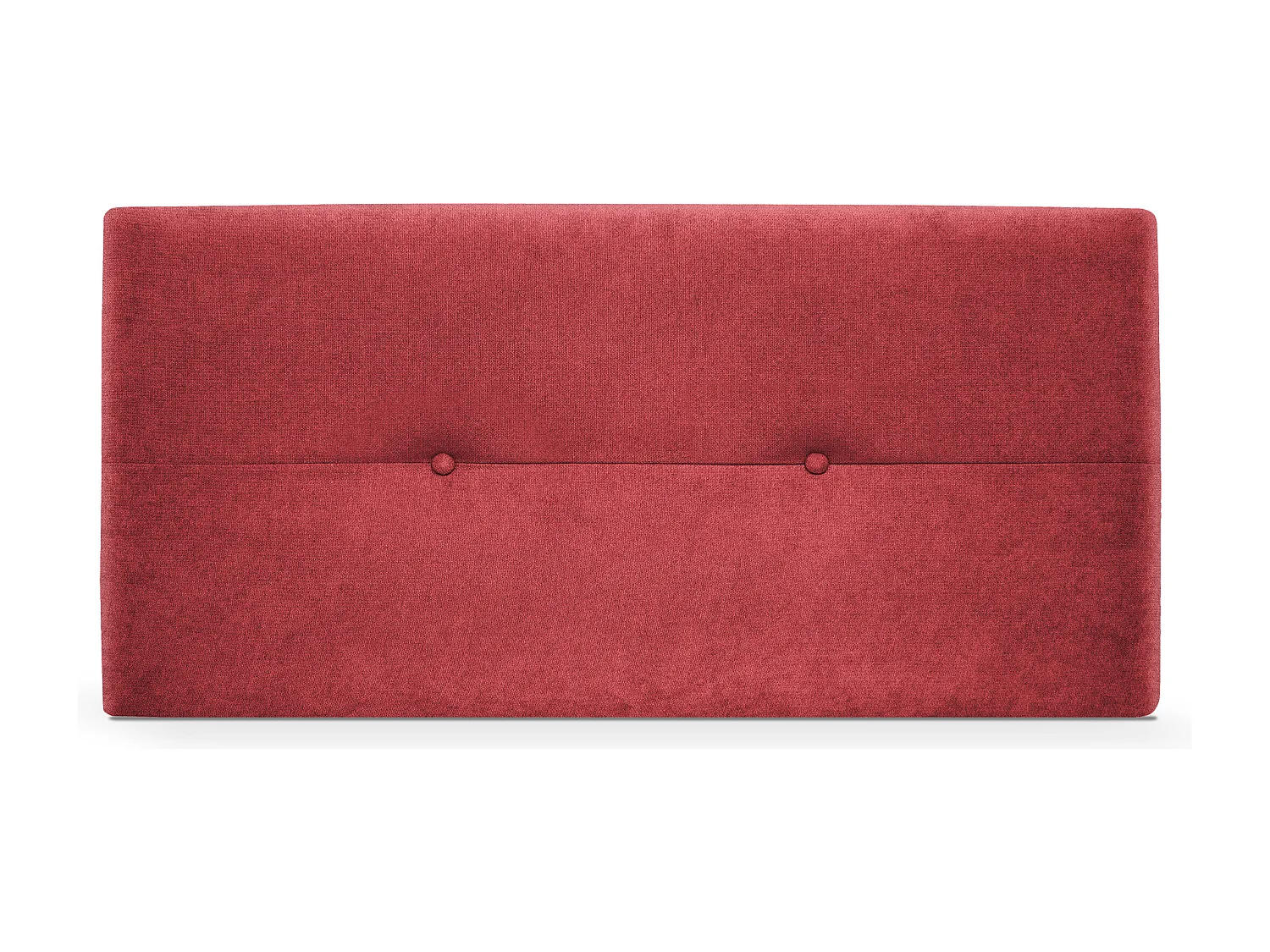 DHOME Hoofdeinde van Aqualine stof met knopen 110x50cm Bedden 105 - Rood