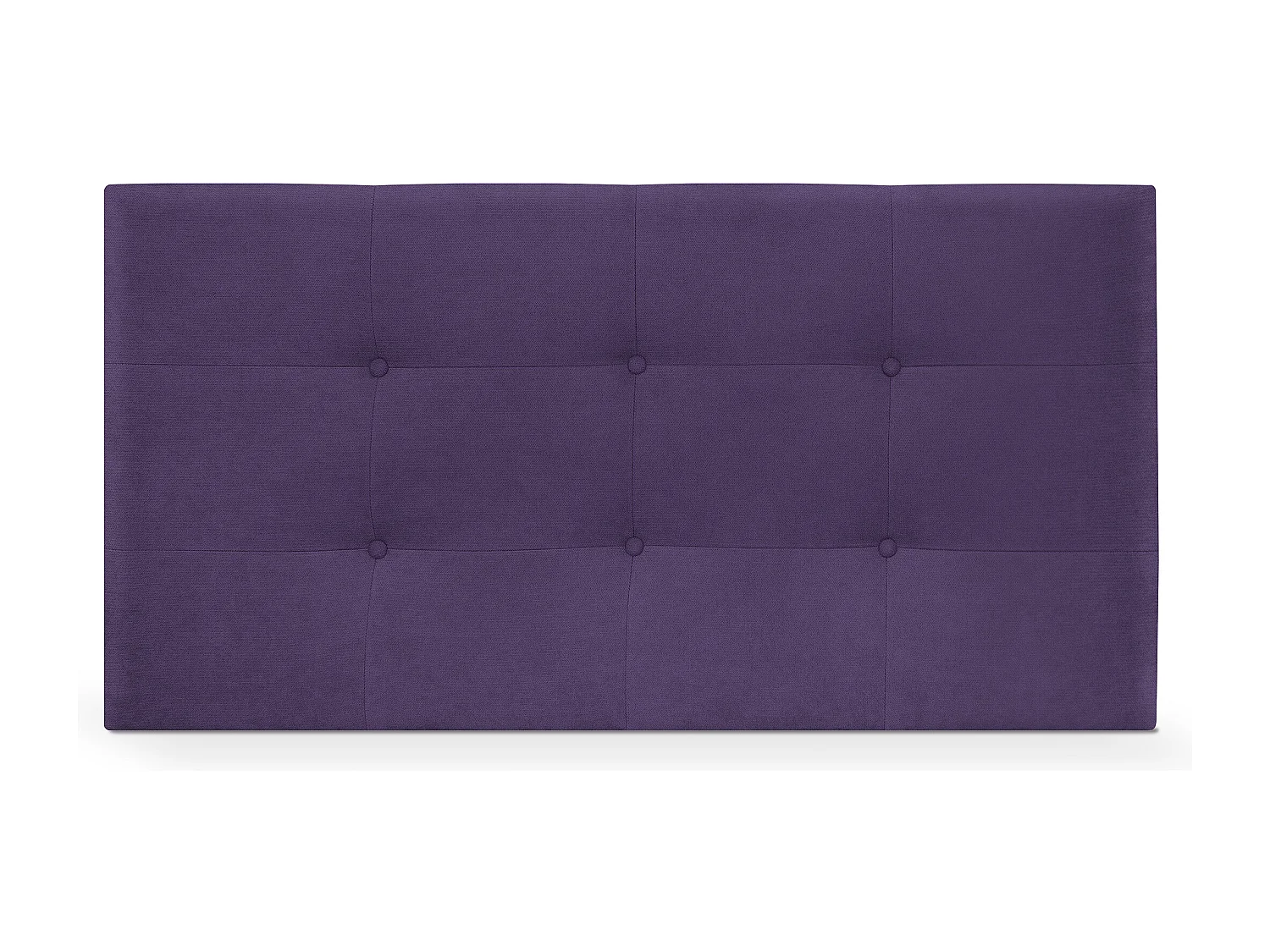 DHOME Testiera capitonnè in tessuto Aqualine 90x60 cm per letti 80/90 - Lilla