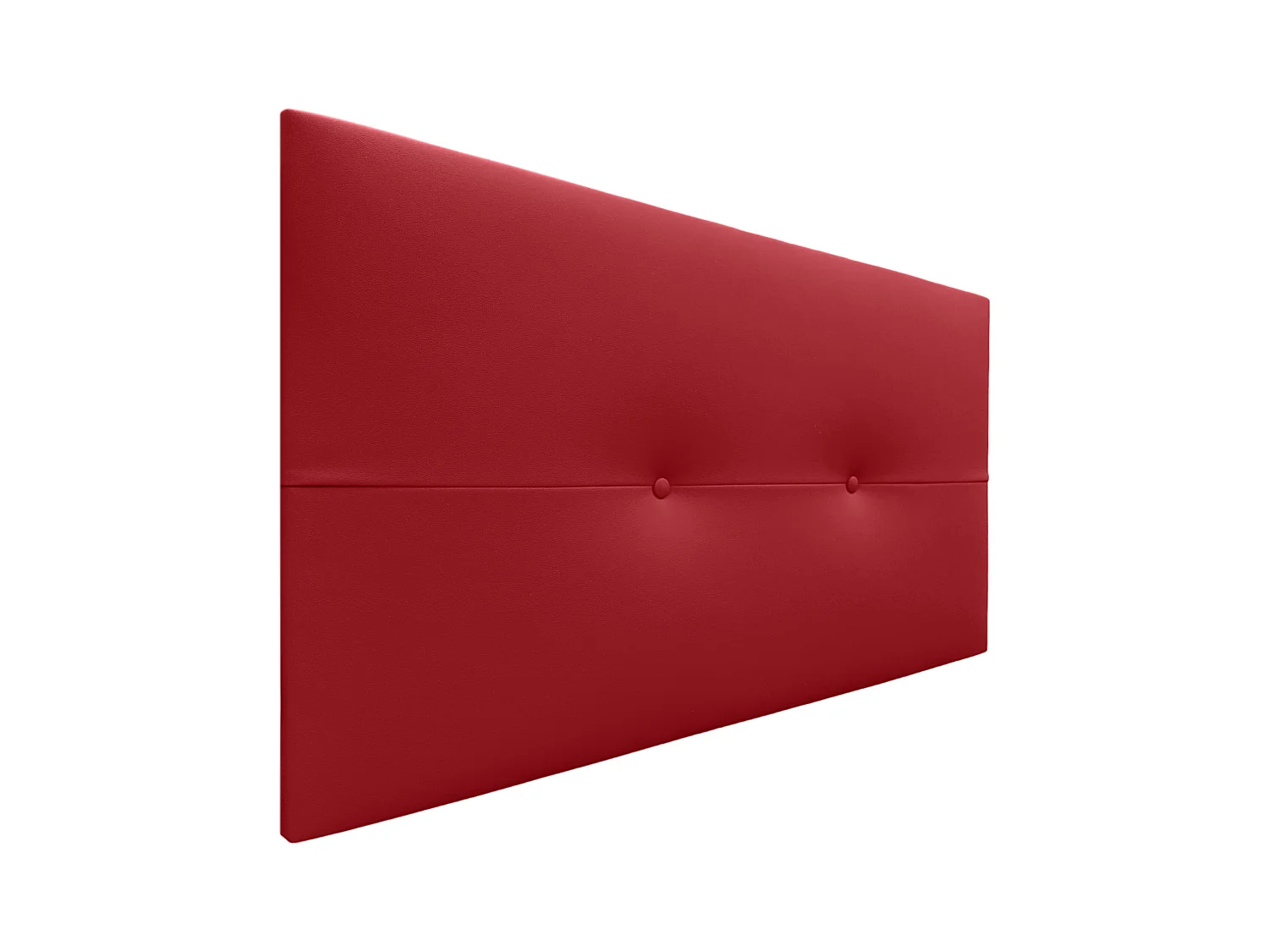 DHOME Kopfteil aus Kunstleder mit Knöpfen 105x50cm Betten 105 - Rot