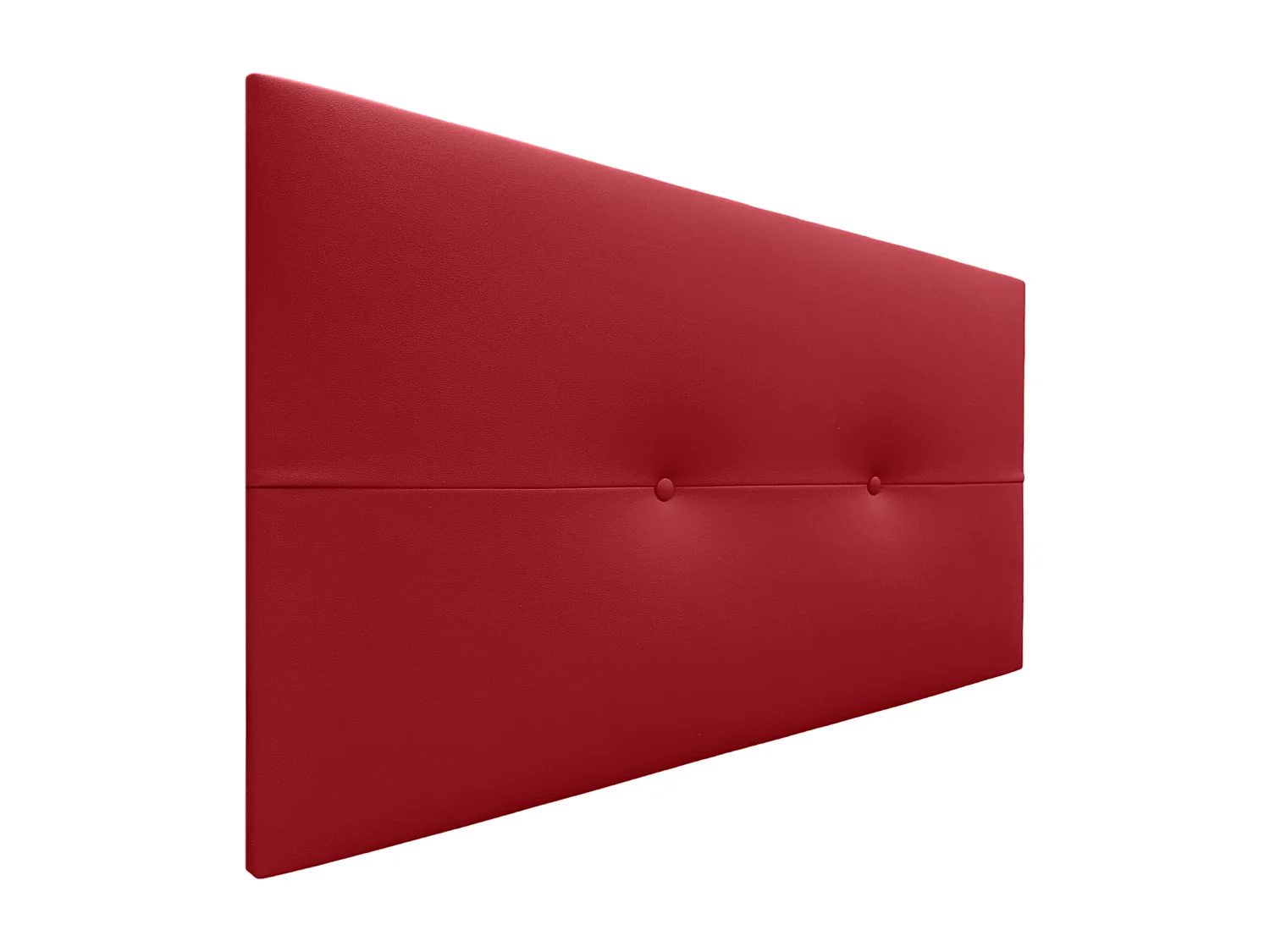 DHOME Cabecero de Polipiel con Botones 105x50cm Camas 105 - Rojo