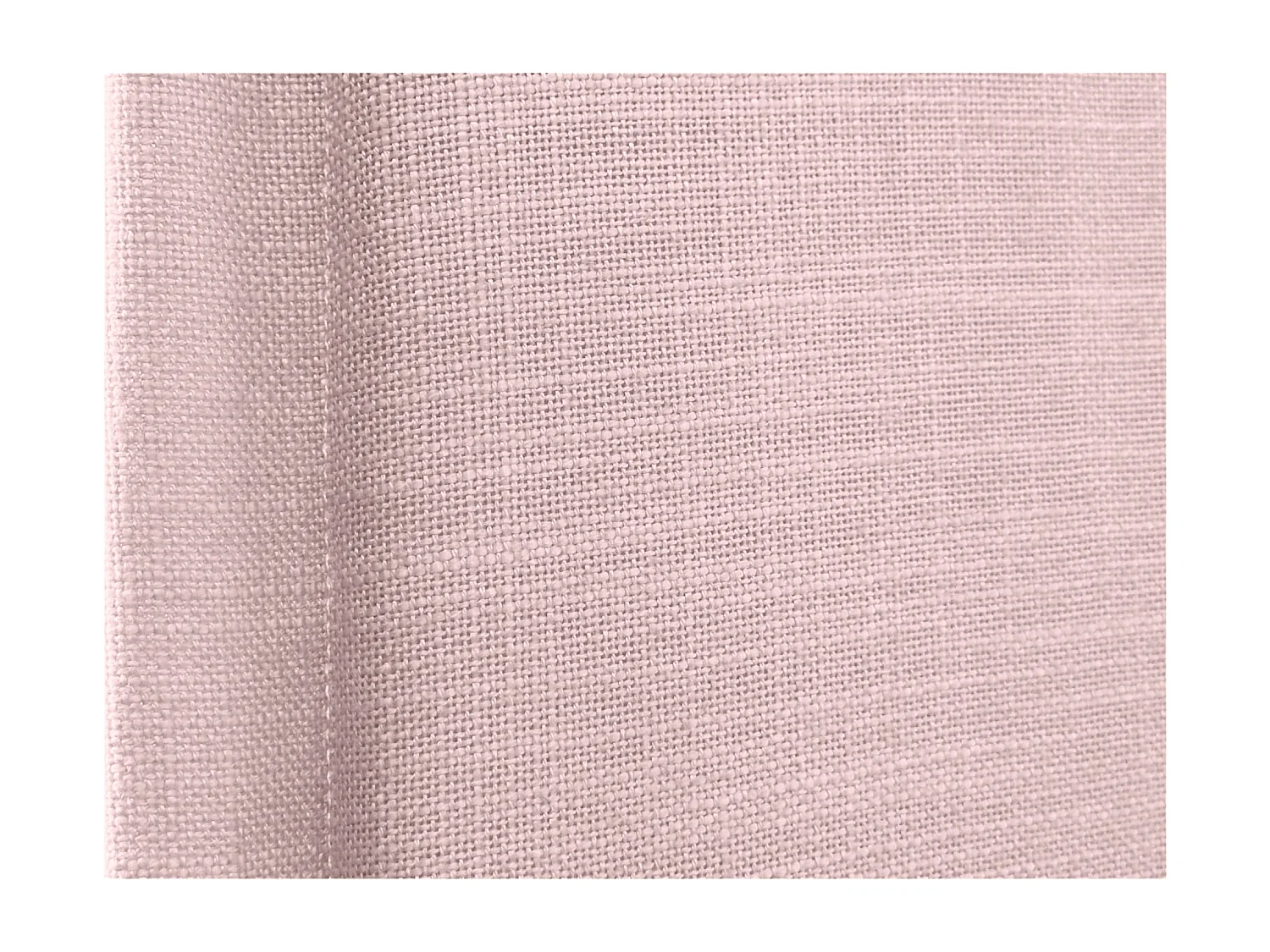 DHOME Tête de lit en lin naturel uni avec passepoils 160x50cm Lits 150/160 - Rose Pâle