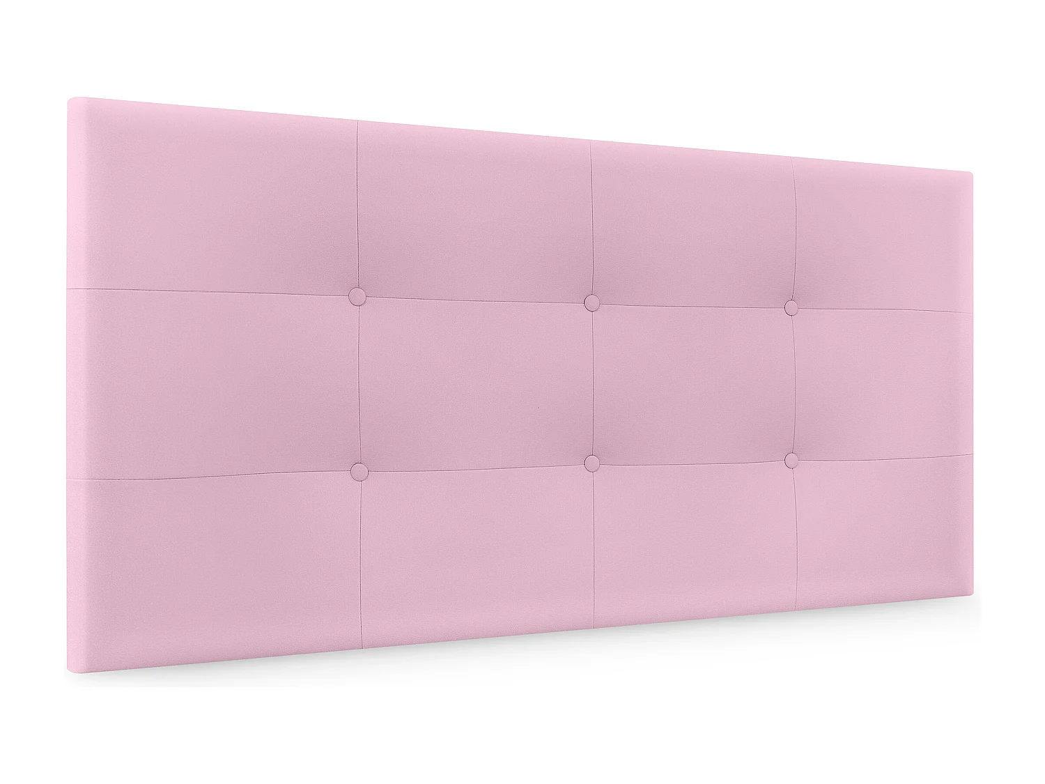 DHOME Testiera capitonnè in ecopelle 95x60 cm Letti 90 - Rosa