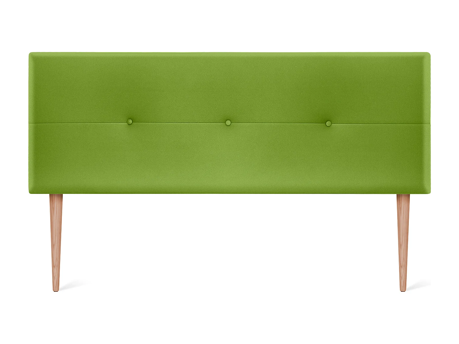 DHOME Kunstleer Hoofdeinde met Knopen 160x105cm met Bedpoten 150/160 - Groen