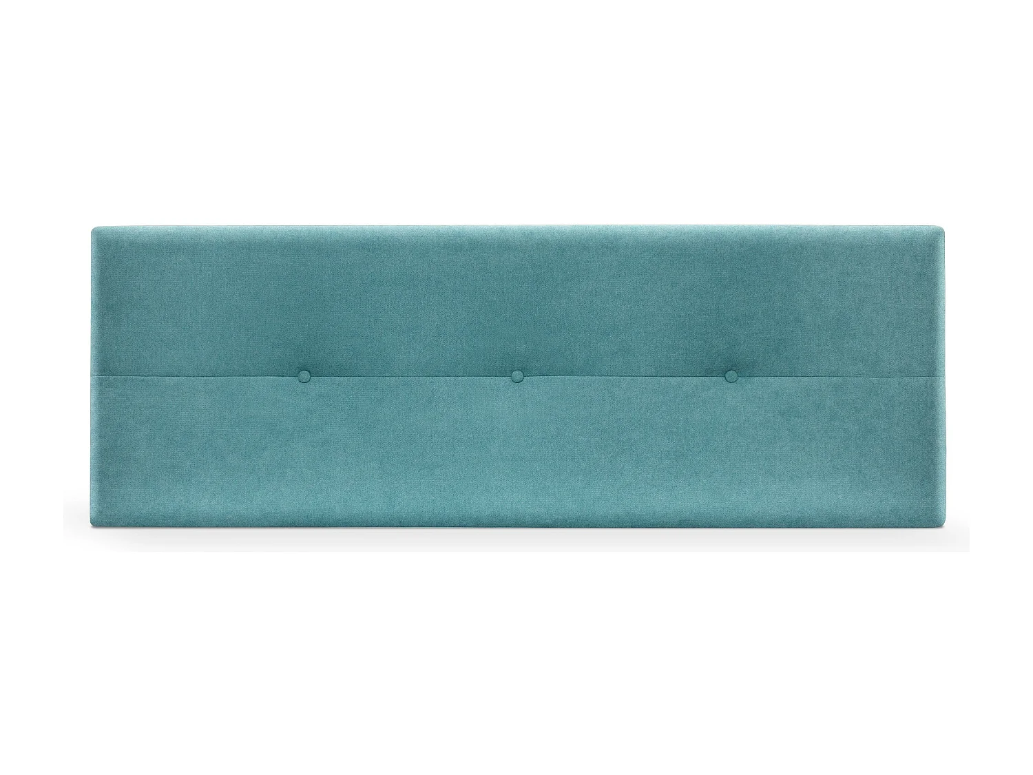 DHOME Aqualine Kopfteil aus Stoff mit Knöpfen 145x50cm Betten 135/140 - Türkis