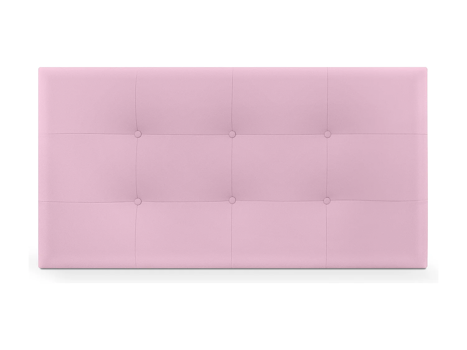 DHOME Tête de lit en Similicuir Capitonné 90x60cm Lits 80/90 - Rose
