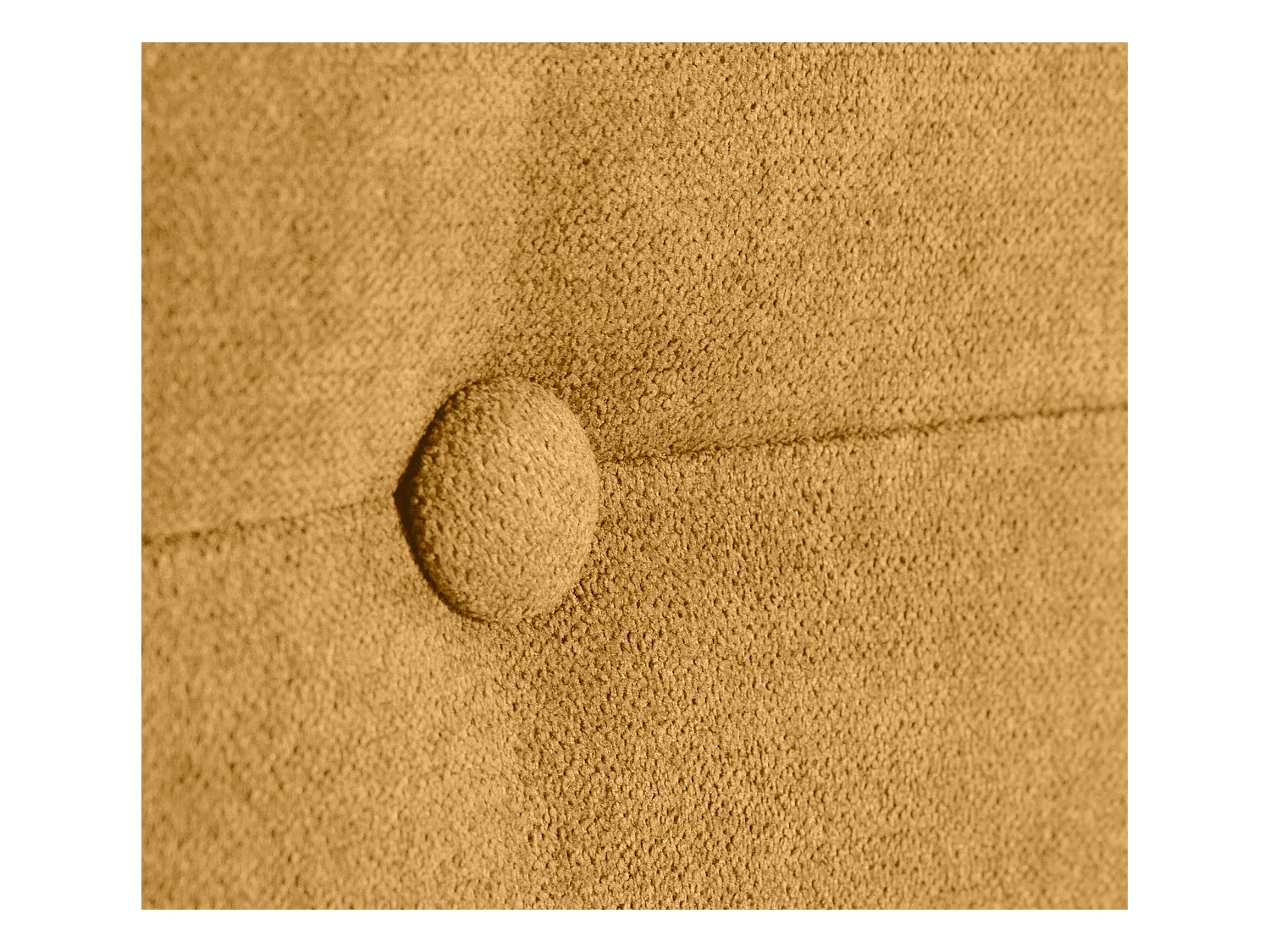 DHOME Aqualine Kopfteil aus Stoff mit Knöpfen 105x105cm Mit Beinen Betten 105 - Senf