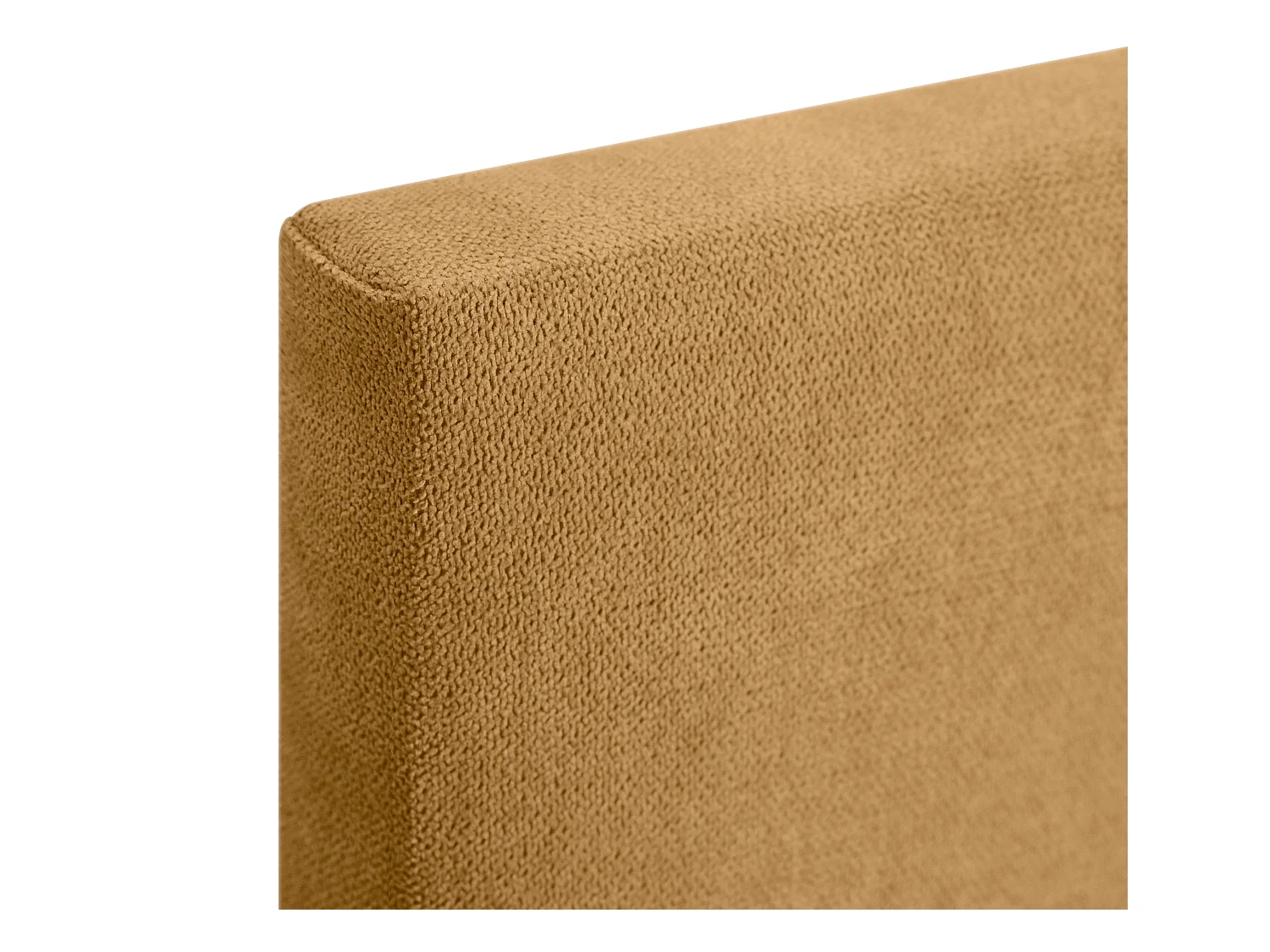 DHOME Aqualine Kopfteil aus Stoff mit Knöpfen 105x105cm Mit Beinen Betten 105 - Senf