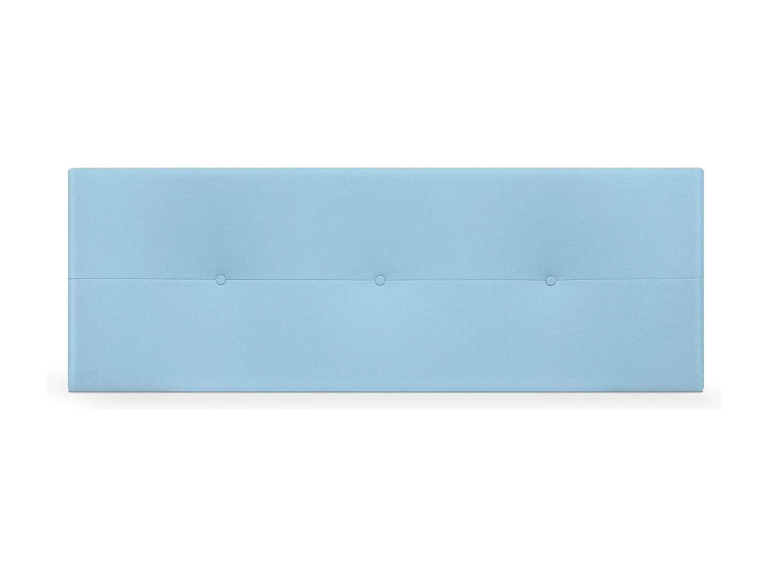 DHOME Testiera in de Similpelle con bottoni 160x50cm Letti 150/160 - Cielo blu