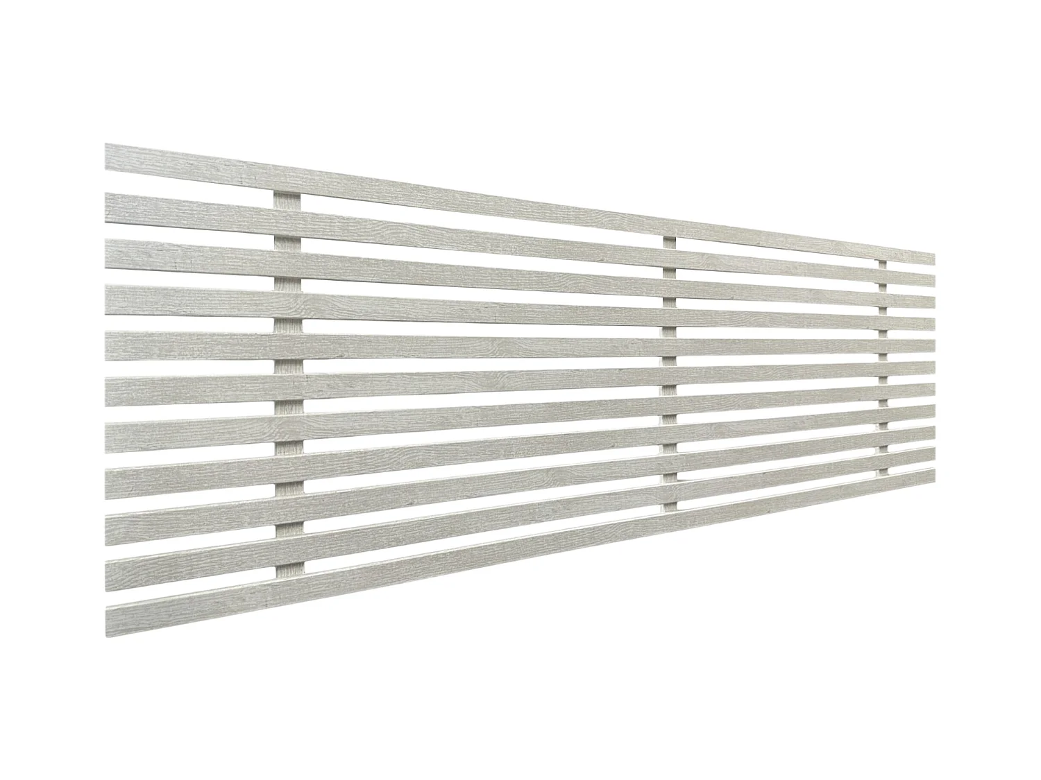 DHOME Tête de lit en bois recyclé MDF Style Japonais 135x46cm Lits 120/135 - Bois Blanc
