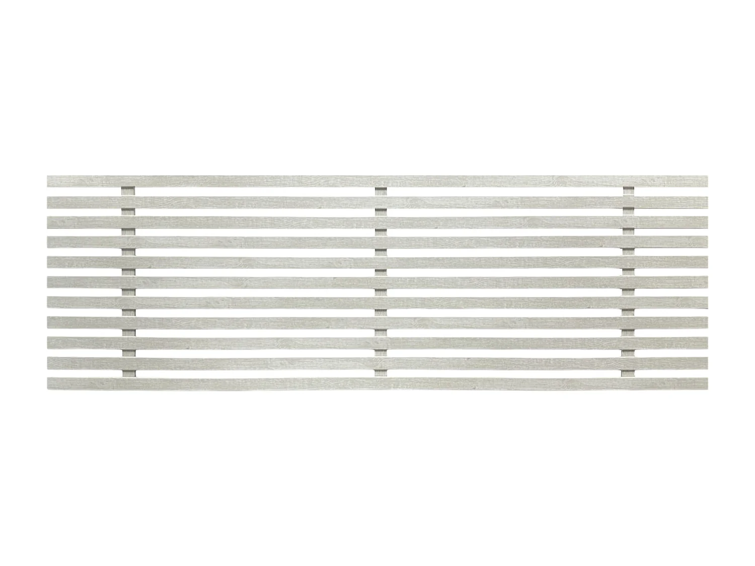 DHOME Tête de lit en bois recyclé MDF Style Japonais 135x46cm Lits 120/135 - Bois Blanc