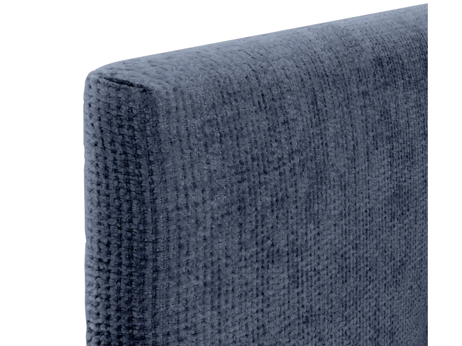 DHOME Kopfteil aus Naturwolle mit Knöpfen 105x105cm Mit Beinen Betten 105 - Blau