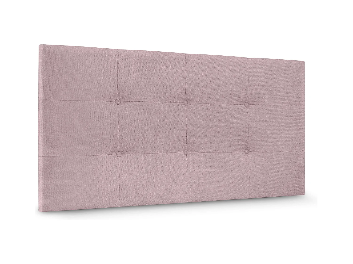 DHOME Tête de lit en tissu Aqualine Capitoné 105x60cm Lits 105 - Saumon