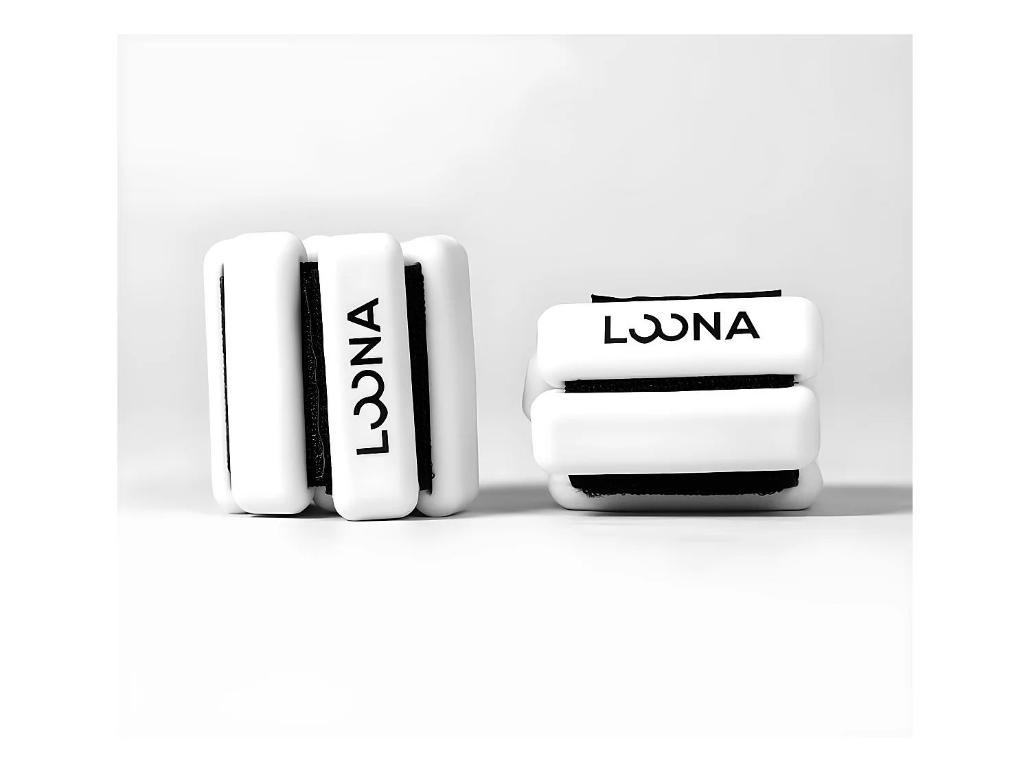 Loona Gym Bracelets White- Fuss- und