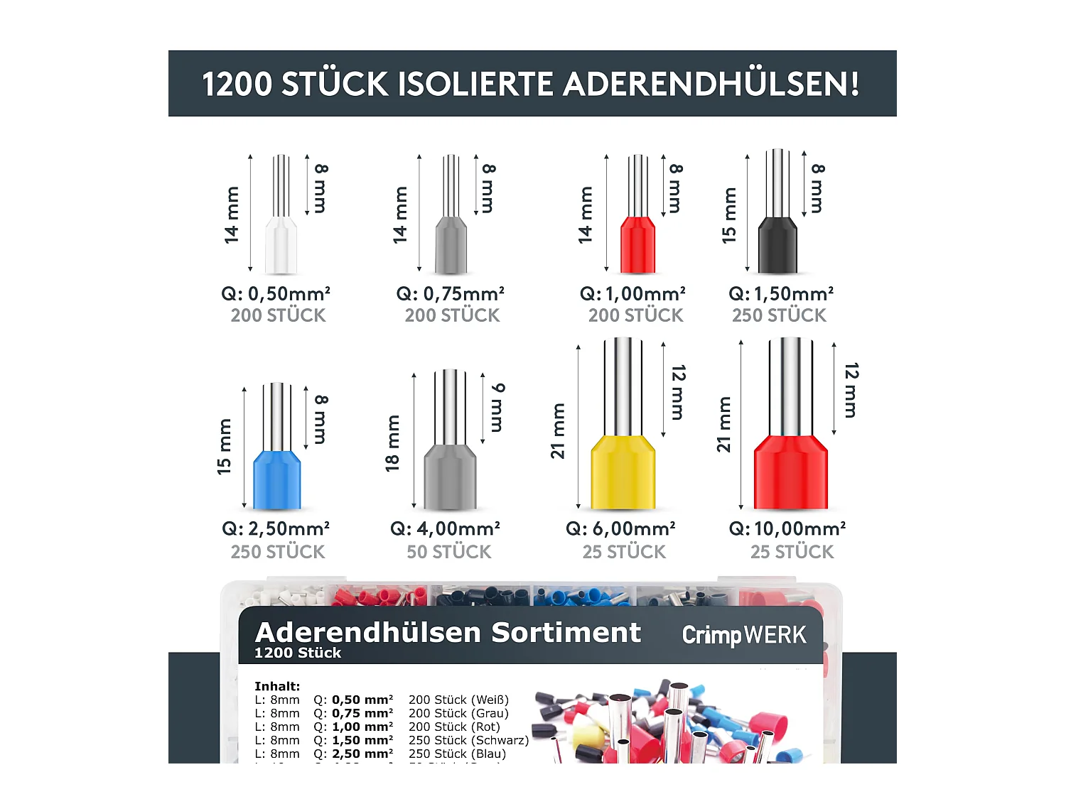 CrimpWERK Selbsteinstellende Crimpzange für