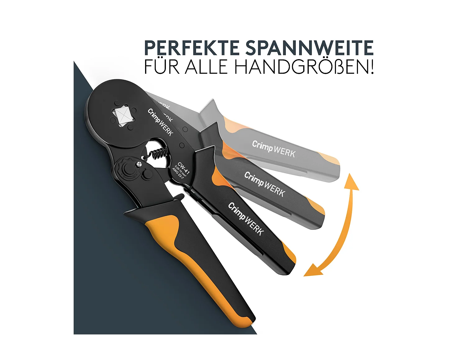 CrimpWERK Selbsteinstellende Crimpzange für
