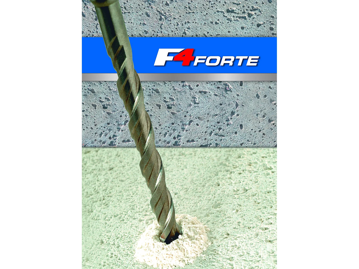 alpen SDS-Plus Hammerboher F4 forte, 2 Schneiden,