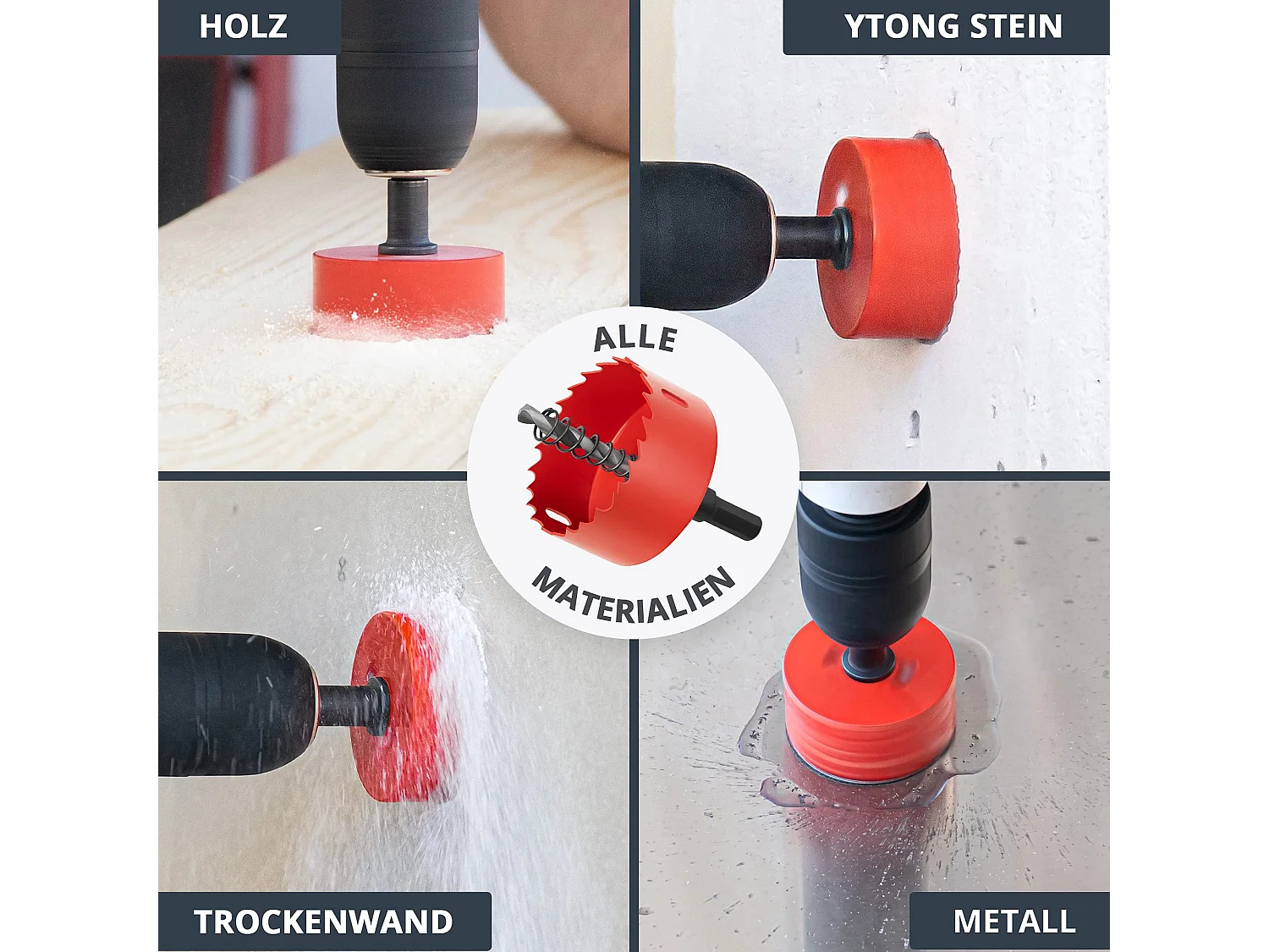 BAURIX® Bi-Metall-Lochsäge [60mm] I Ultimative