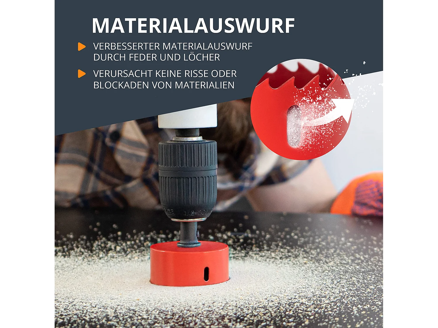 BAURIX® Bi-Metall-Lochsäge [60mm] I Ultimative