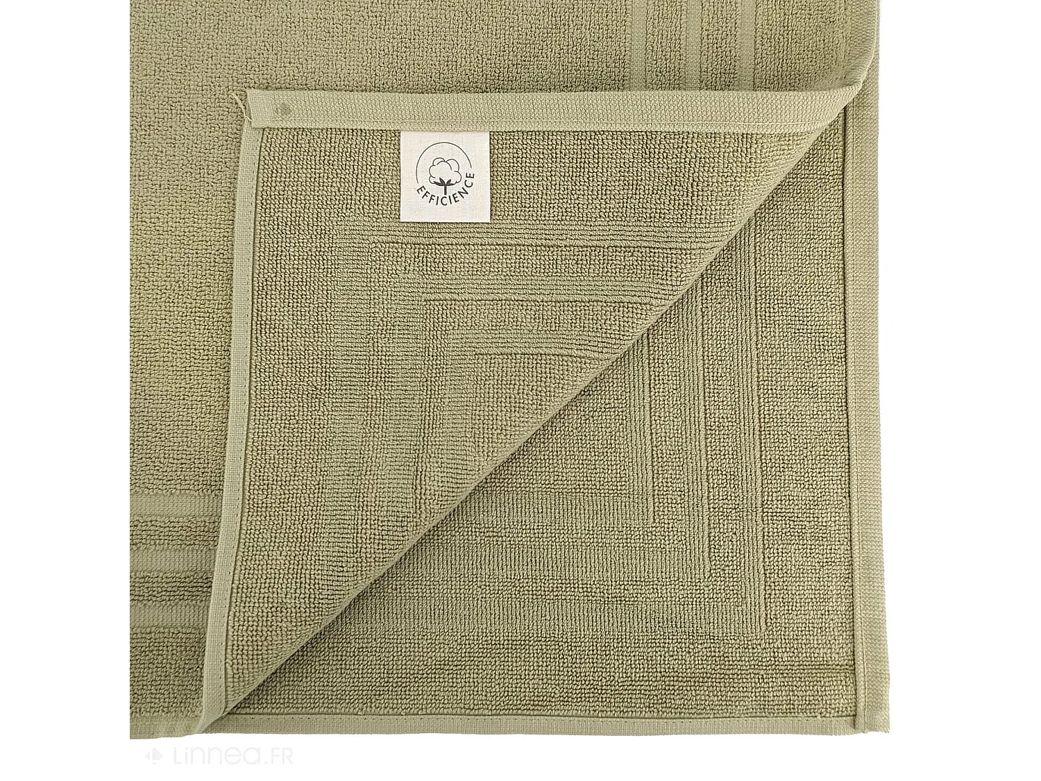 Tapis de bain 50x70 cm EFFICIENCE PURE vert Olive