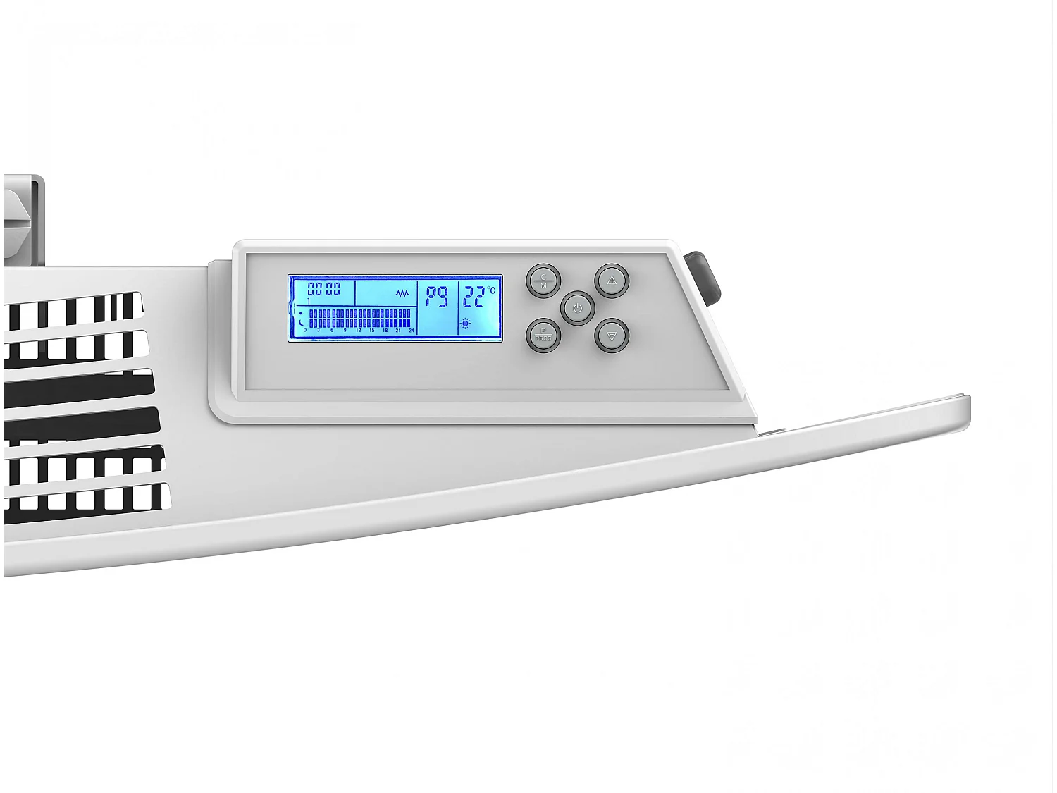 Traagheidsradiator met interne keramische plaat met WIFI regeling