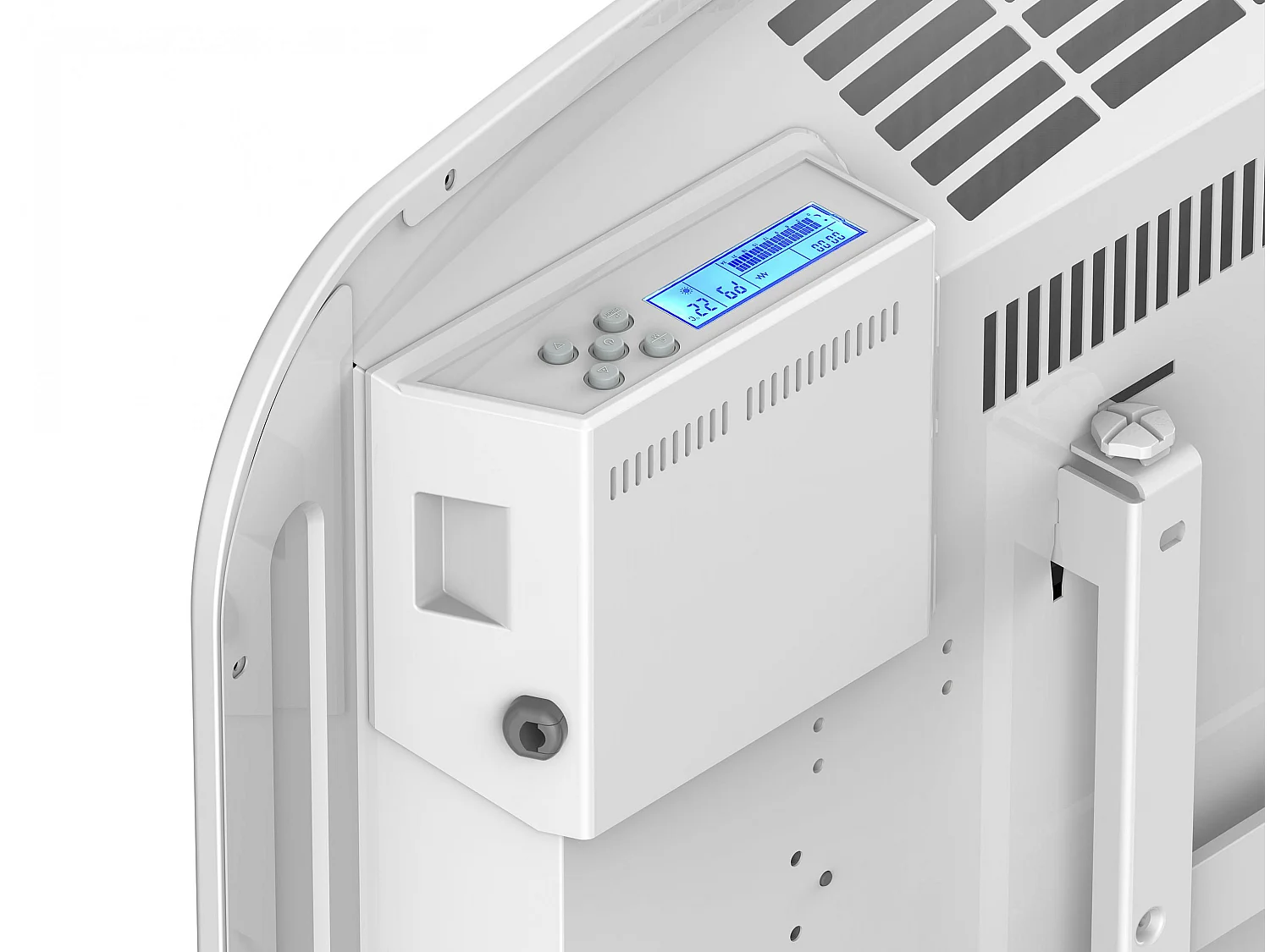 Traagheidsradiator met interne keramische plaat met WIFI regeling