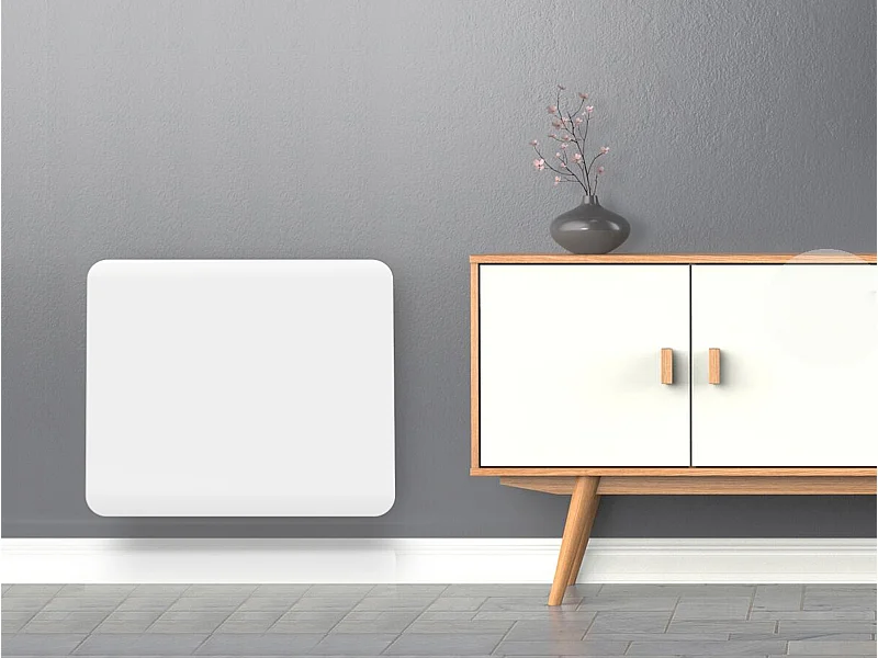 Traagheidsradiator met interne keramische plaat met WIFI regeling