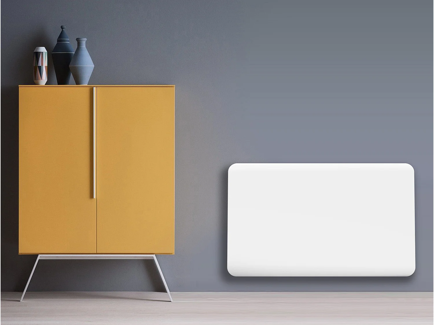 Trägheitsheizkörper mit interner Keramikplatte mit WIFI-Steuerung