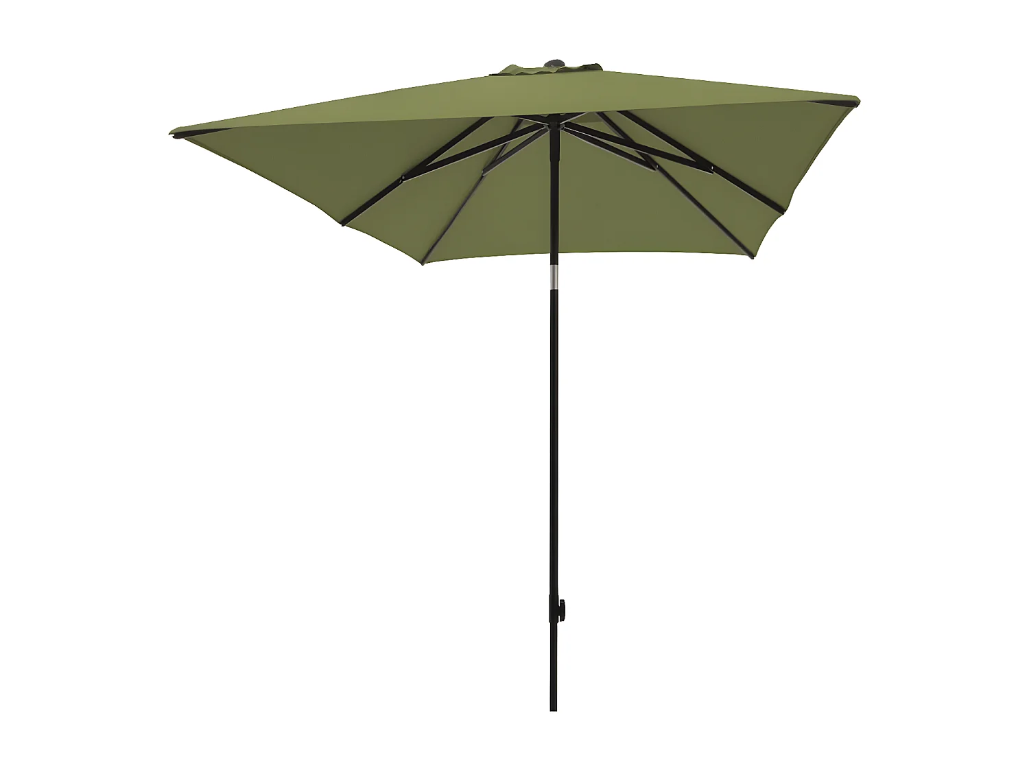 Sombrilla Moraira verde 230x230 cm
