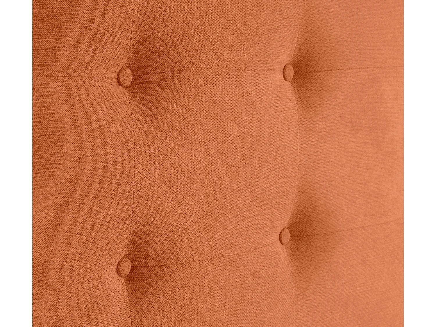 DHOME Cabeceira de  Tecido AquaLinho Capitoné Até o chão 95x120cm Camas 90 - Laranja