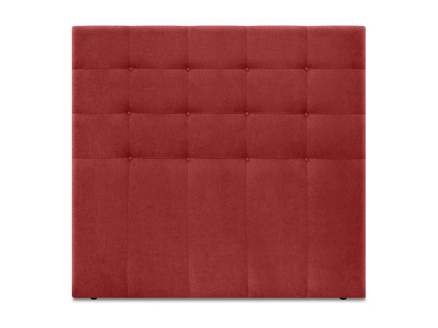 DHOME Cabeceira de  Tecido AquaLinho Capitoné Até o chão 160x120cm Camas 150/160 - Vermelho