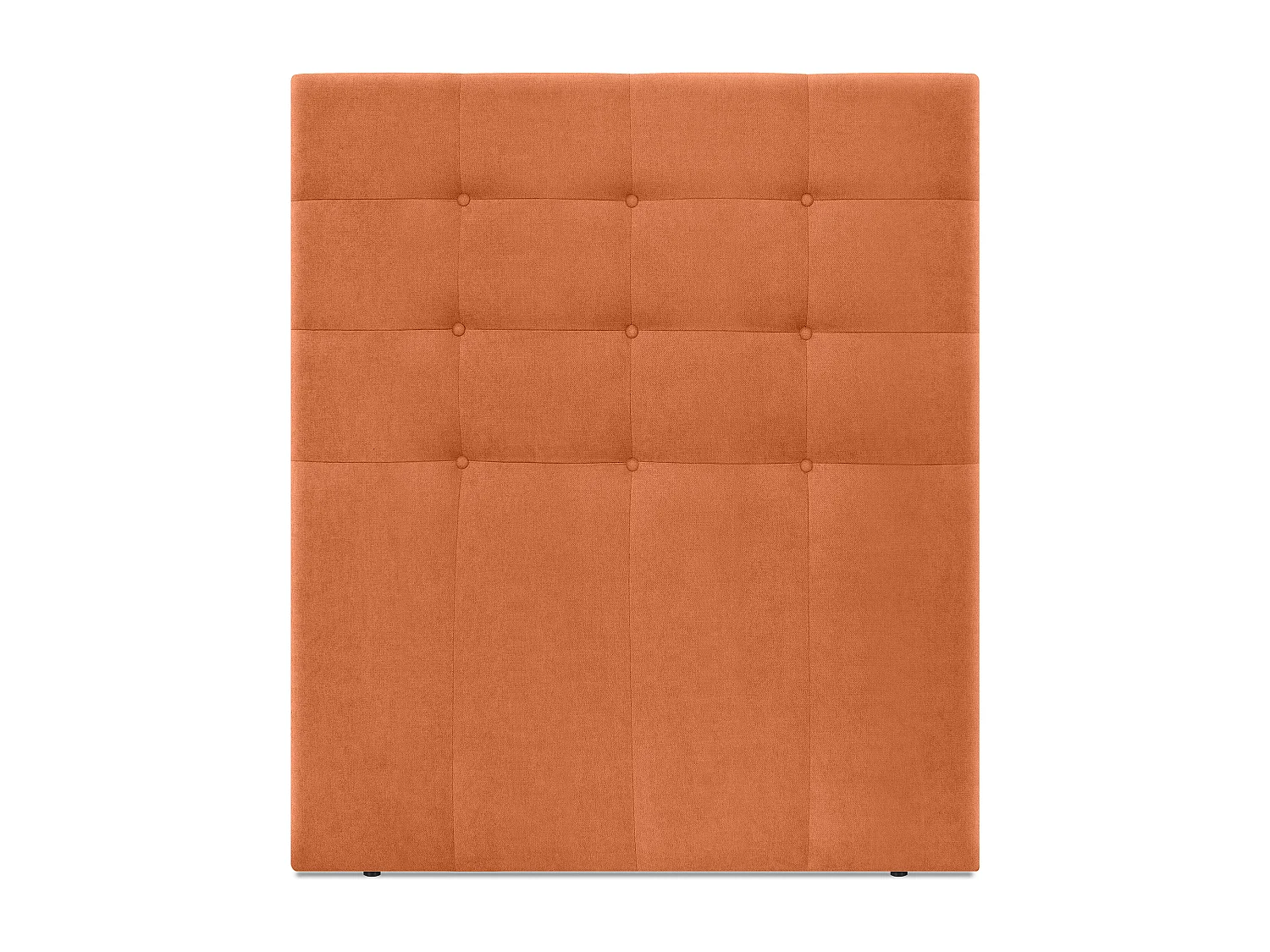 DHOME Cabeceira de  Tecido AquaLinho Capitoné Até o chão 105x120cm Camas 105 - Laranja