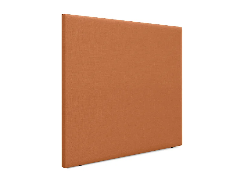 DHOME Cabecero de Lino Natural Liso Hasta el Suelo 150x120cm Camas 150 - Naranja