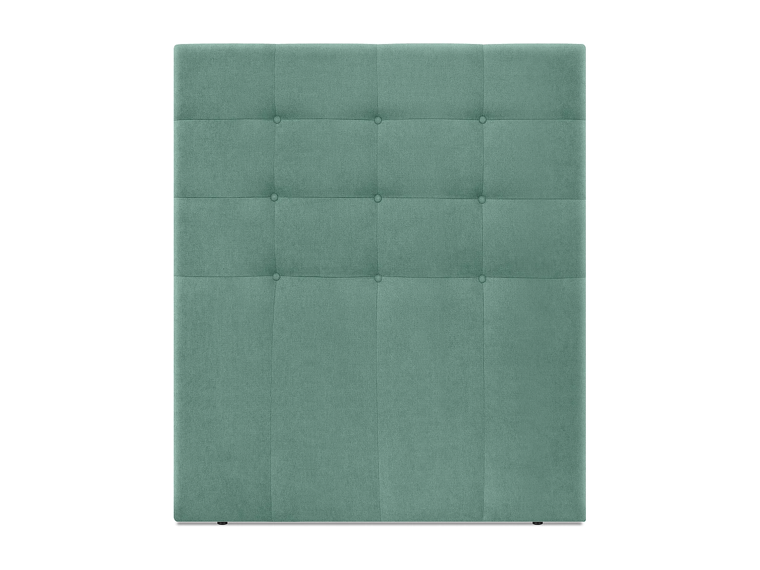 DHOME Cabeceira de  Tecido AquaLinho Capitoné Até o chão 95x120cm Camas 90 - Verde água