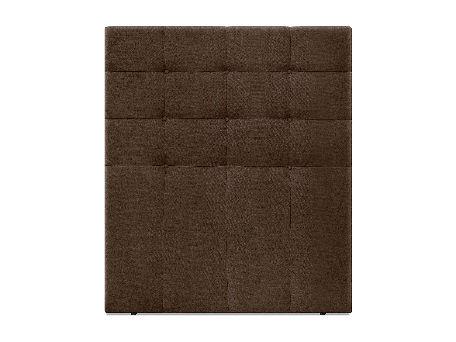 DHOME Cabeceira de  Tecido AquaLinho Capitoné Até o chão 105x120cm Camas 105 - Marrom