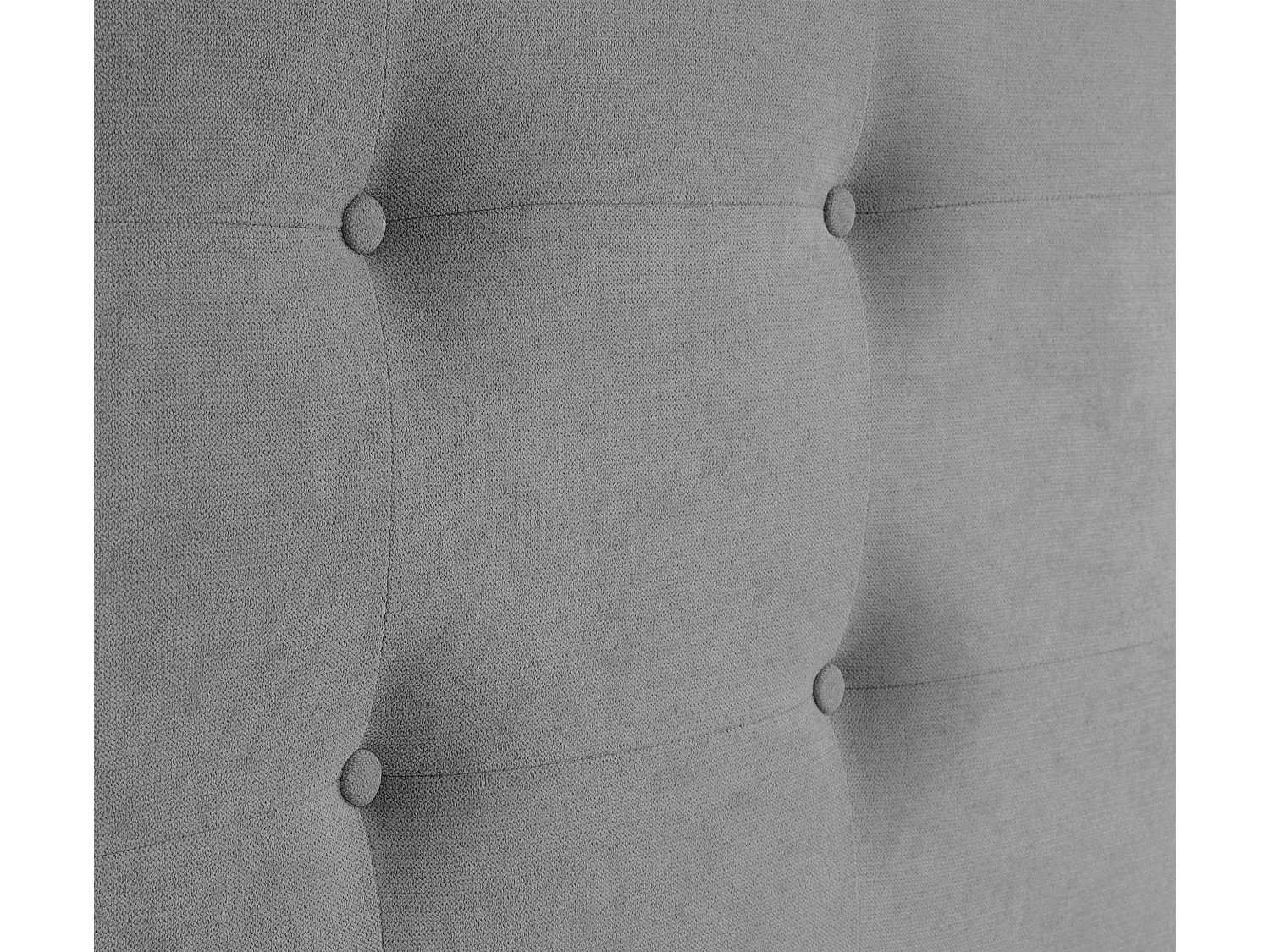 DHOME Cabeceira de  Tecido AquaLinho Capitoné Até o chão 110x120cm Camas 105 - Cinza