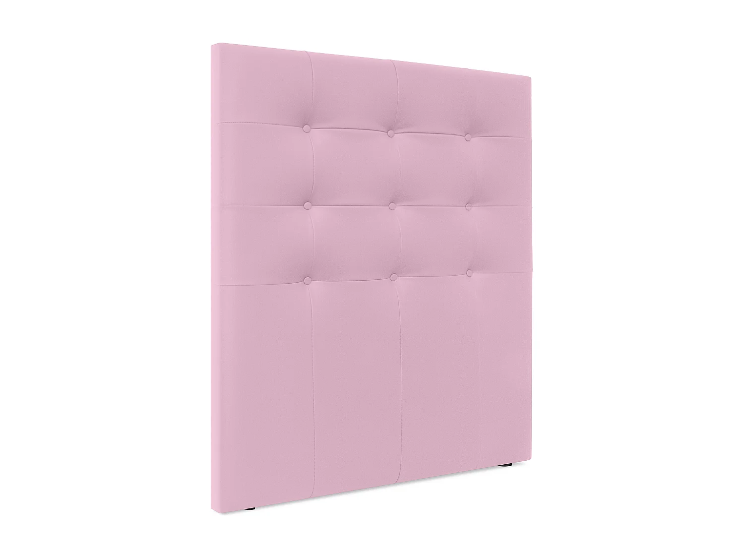 DHOME Cabeceira de  Couro sintético Capitoné Até o chão 95x120cm Camas 90 - Rosa