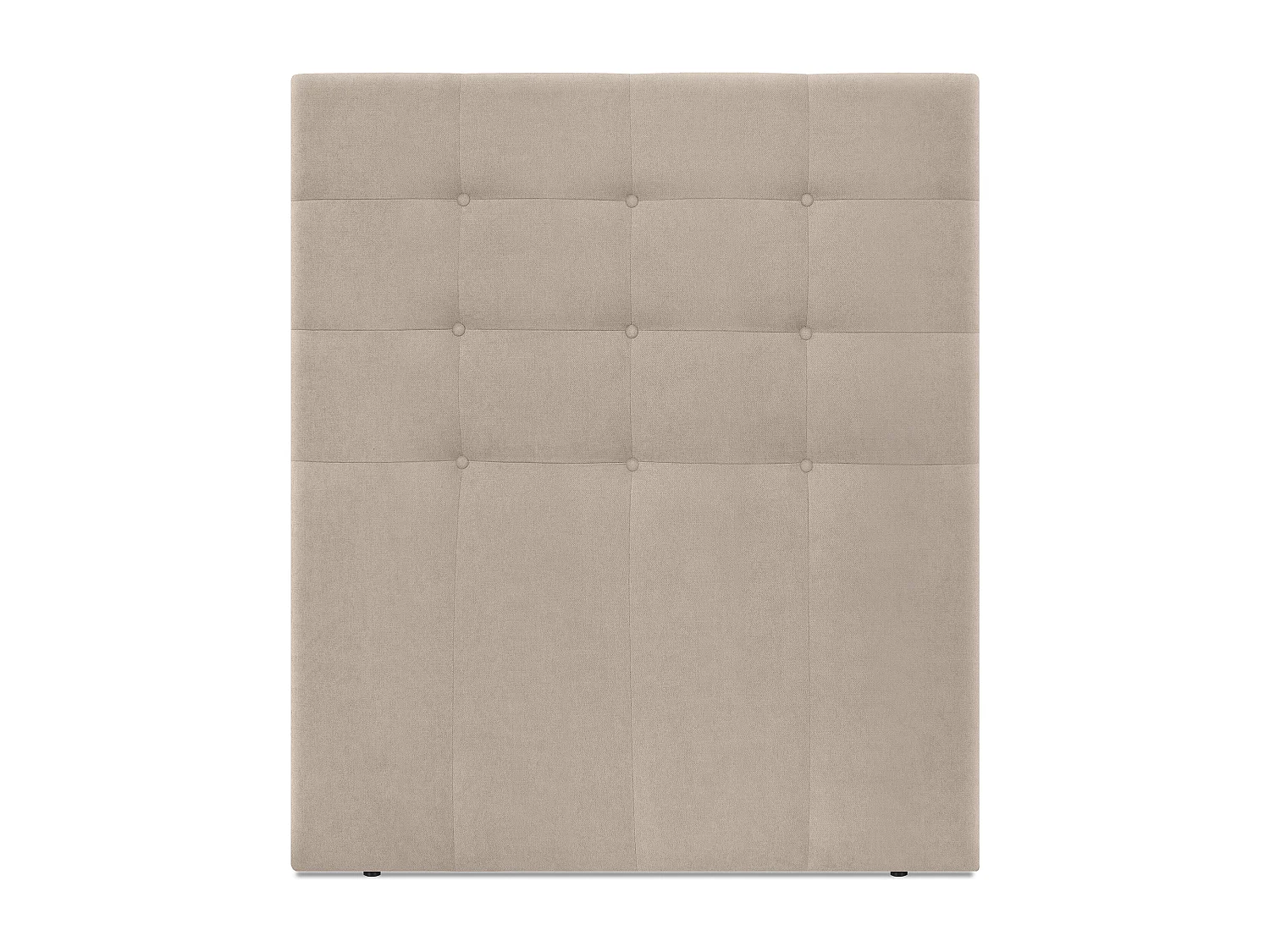 DHOME Cabeceira de  Tecido AquaLinho Capitoné Até o chão 105x120cm Camas 105 - Bege